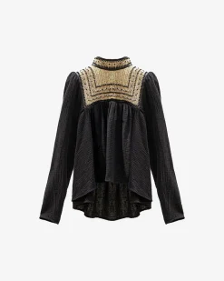 Mes Demoiselles Paris Chemises & Tops>Blouse Nessa Noir