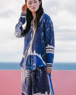 Mes Demoiselles Paris Chemises & Tops>Chemise Cleon Bleu
