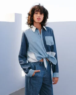 Mes Demoiselles Paris Chemises & Tops>Chemise Dena Denim