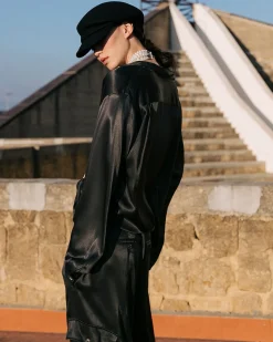 Mes Demoiselles Paris Chemises & Tops>Chemise Siwa Noir