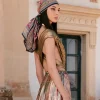 Mes Demoiselles Paris Accessoires>Foulard Rio Imprime Rose