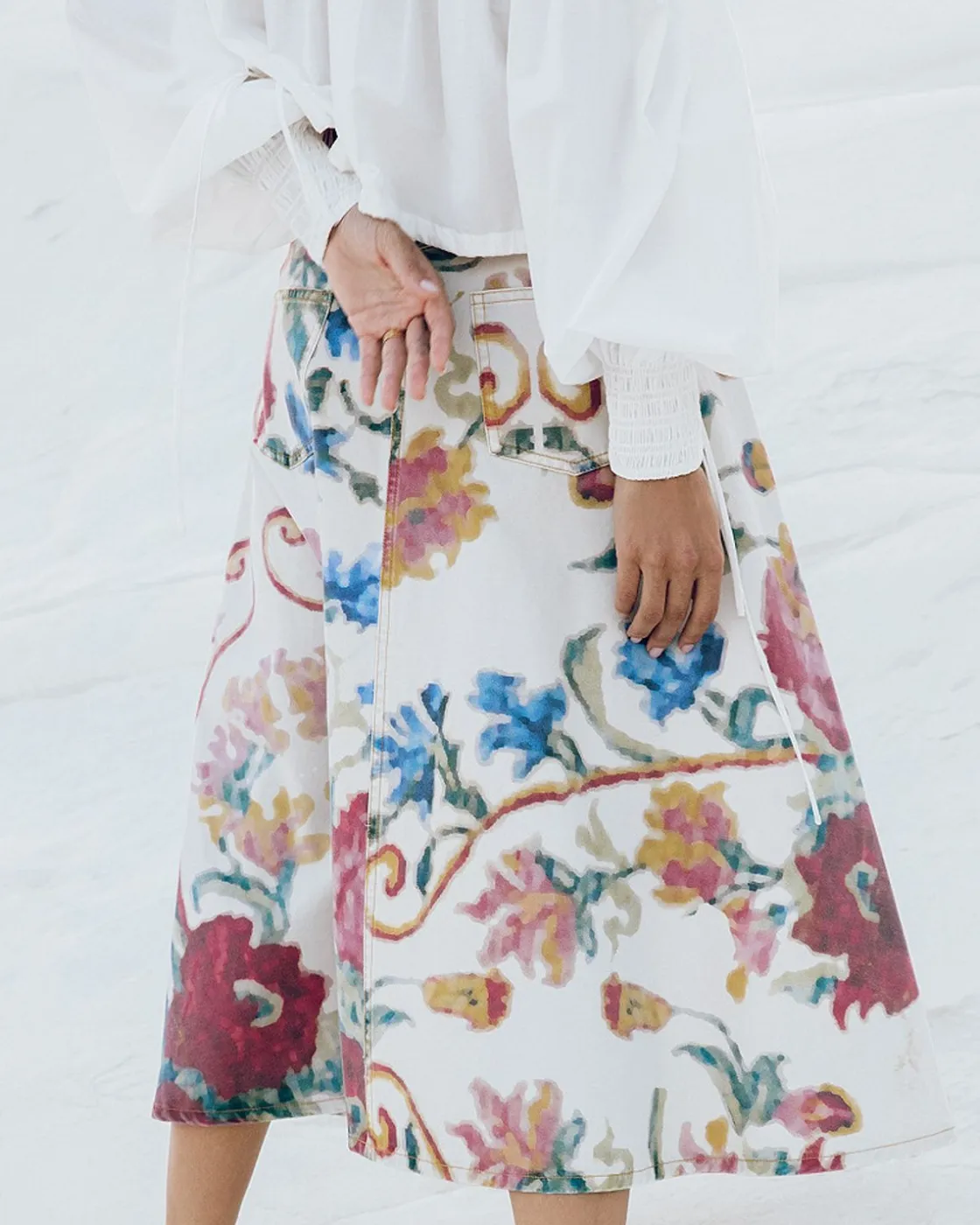 Mes Demoiselles Paris Robes & Jupes>Jupe Jocy Imprime Fleuri
