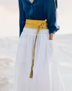 Mes Demoiselles Paris Robes & Jupes>Jupe Pelambre Blanc