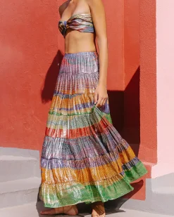 Mes Demoiselles Paris Robes & Jupes>Jupe Ritania Imprime Multicolor