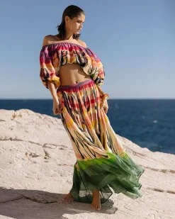 Mes Demoiselles Paris Robes & Jupes>Jupe Sonoran Multicolore