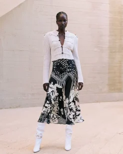 Mes Demoiselles Paris Robes & Jupes>Jupe Wada Noir / Blanc