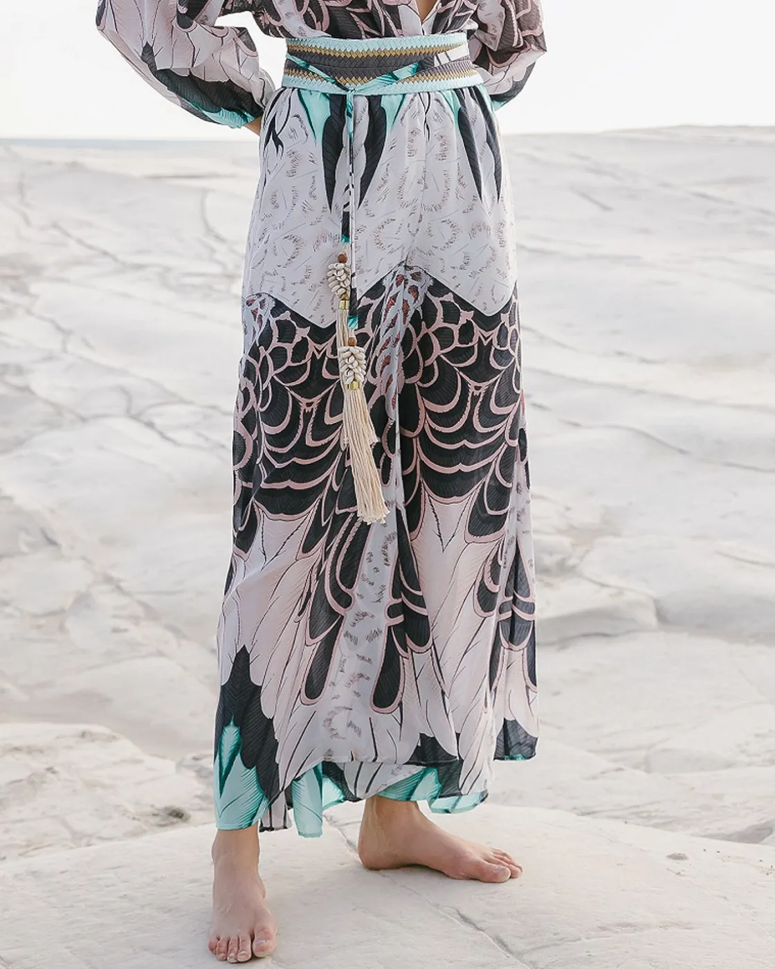Mes Demoiselles Paris Pantalons>Pantalon Bart Turquoise