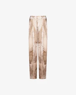 Mes Demoiselles Paris Pantalons>Pantalon Calyn Bois Texture