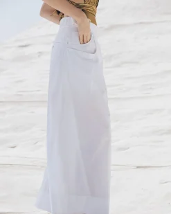 Mes Demoiselles Paris Pantalons>Pantalon Paline Blanc