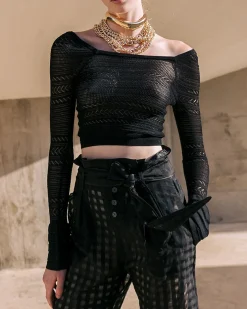 Mes Demoiselles Paris Pulls & Gilets>Pull Clora Noir