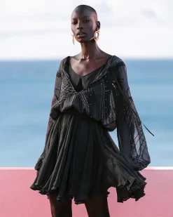 Mes Demoiselles Paris Robes & Jupes>Robe Anna Noir