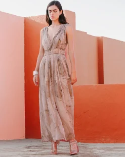Mes Demoiselles Paris Robes & Jupes>Robe Cassia Bois Texture