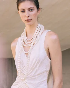 Mes Demoiselles Paris Robes & Jupes>Robe Dalila Ivoire