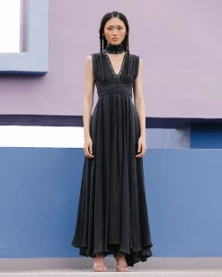 Mes Demoiselles Paris Robes & Jupes>Robe Galla Noir