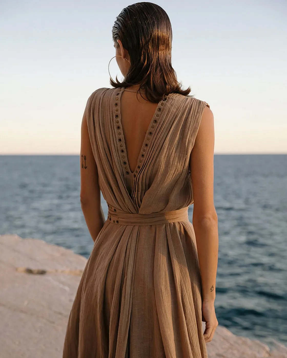 Mes Demoiselles Paris Robes & Jupes>Robe Galla Sable