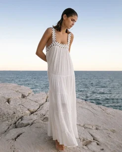 Mes Demoiselles Paris Robes & Jupes>Robe Gigi Blanc Casse