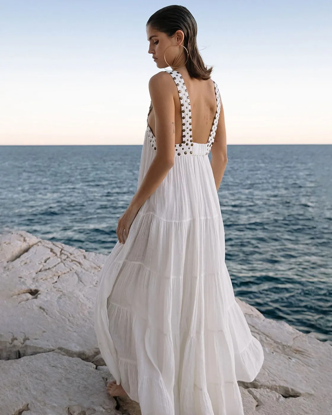 Mes Demoiselles Paris Robes & Jupes>Robe Gigi Blanc Casse