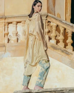 Mes Demoiselles Paris Robes & Jupes>Robe Hiva Caramel / Ecru