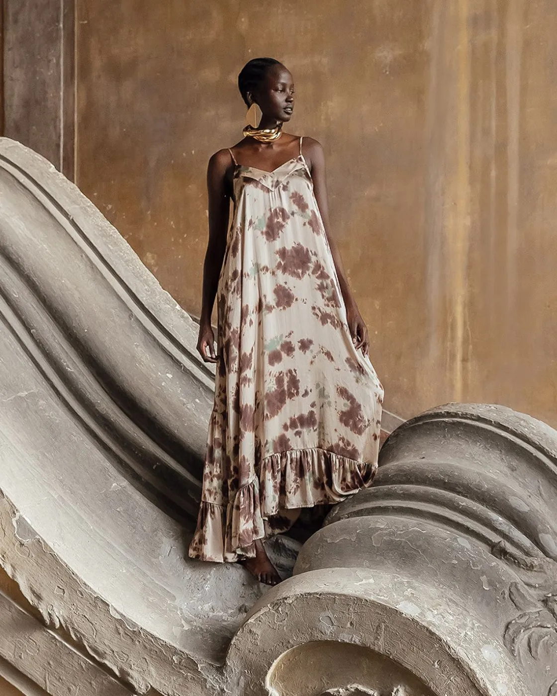 Mes Demoiselles Paris Robes & Jupes>Robe Muse Teinture A Nouer