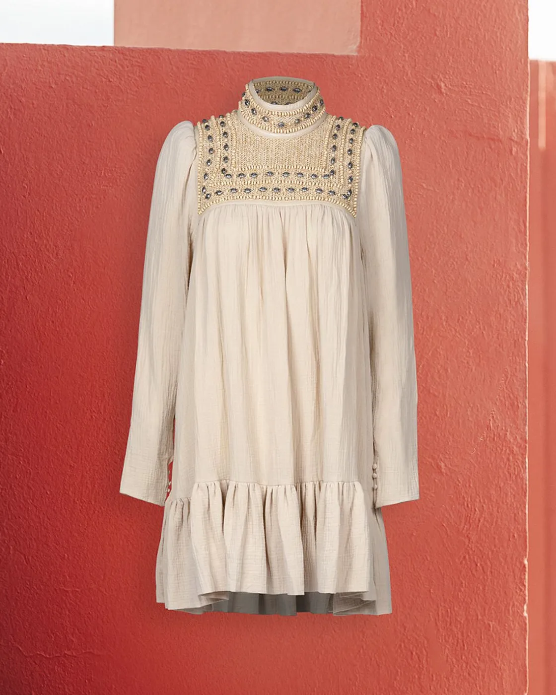 Mes Demoiselles Paris Robes & Jupes>Robe Narva Naturel