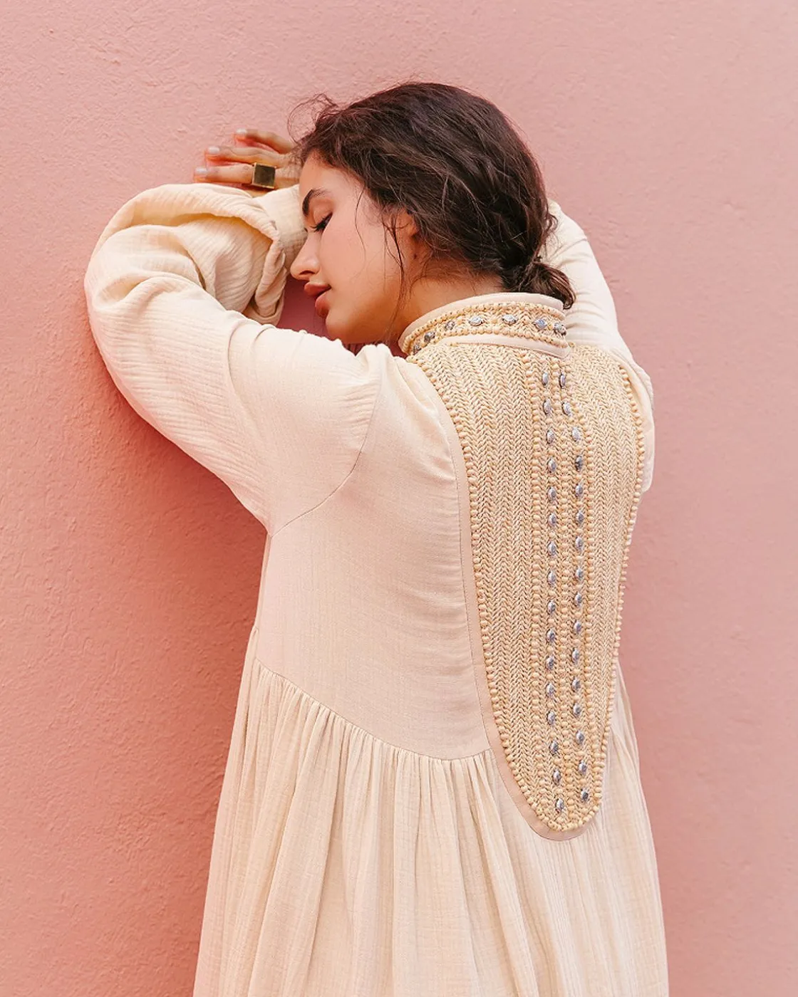 Mes Demoiselles Paris Robes & Jupes>Robe Noma Naturel
