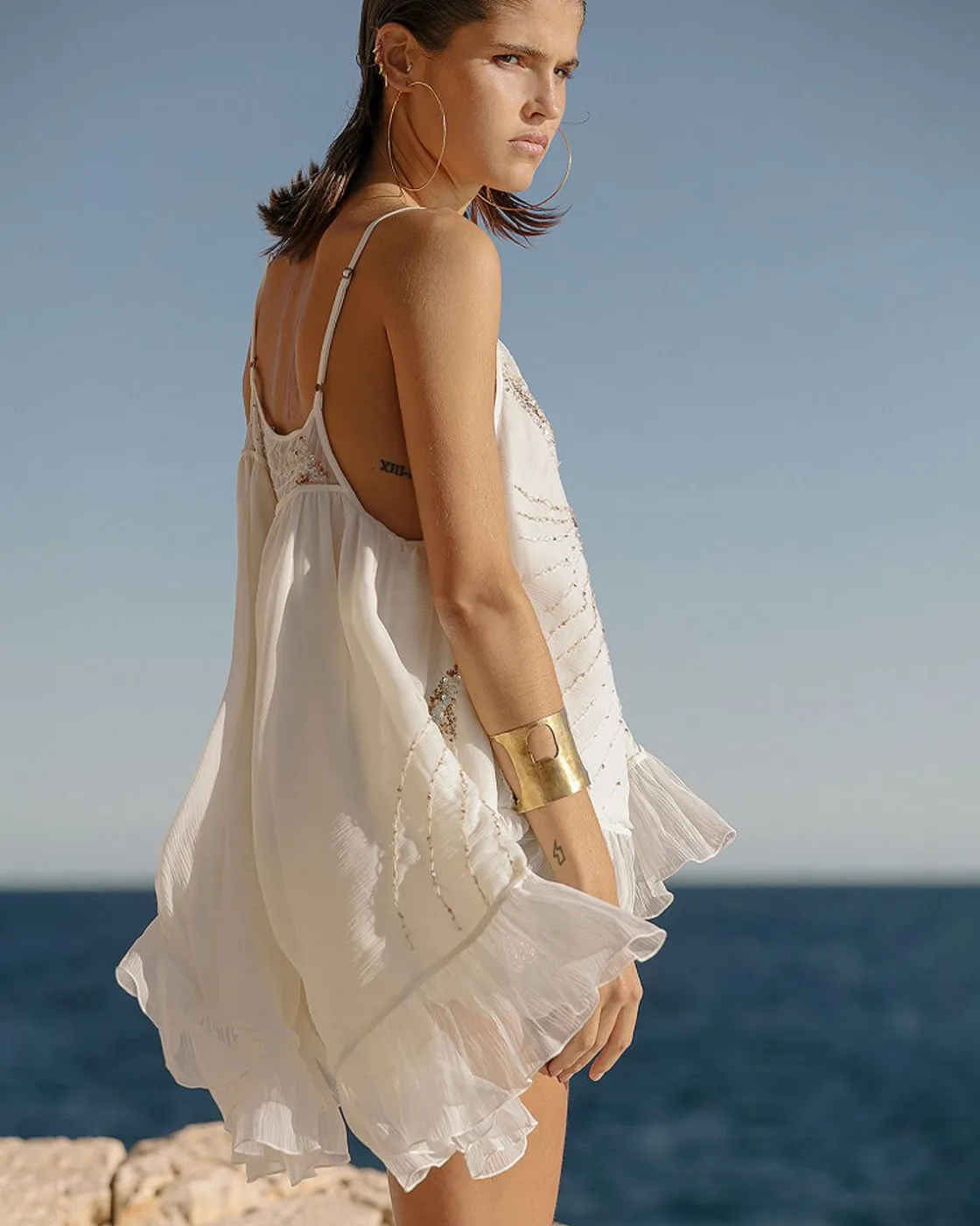 Mes Demoiselles Paris Chemises & Tops>Top Alba Ecru