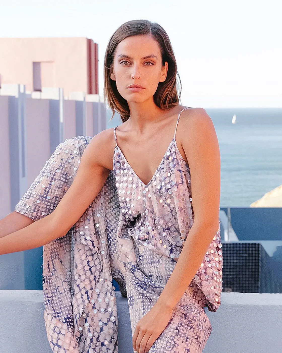 Mes Demoiselles Paris Chemises & Tops>Top Danou Bleu