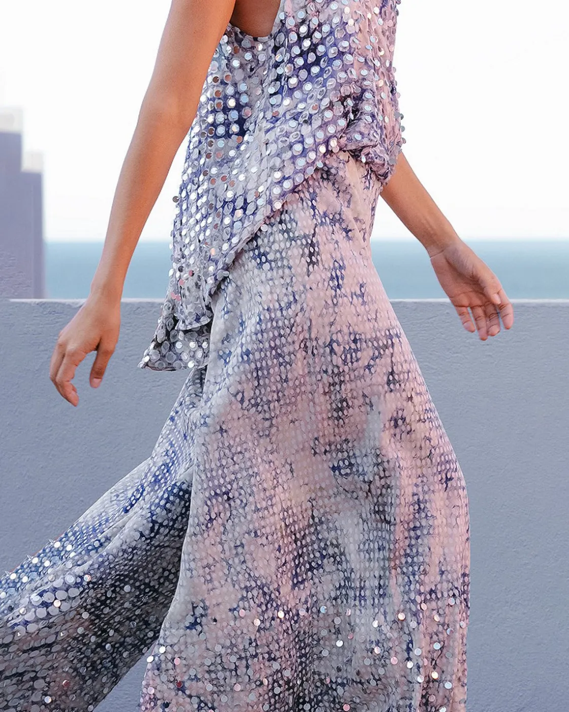 Mes Demoiselles Paris Chemises & Tops>Top Danou Bleu