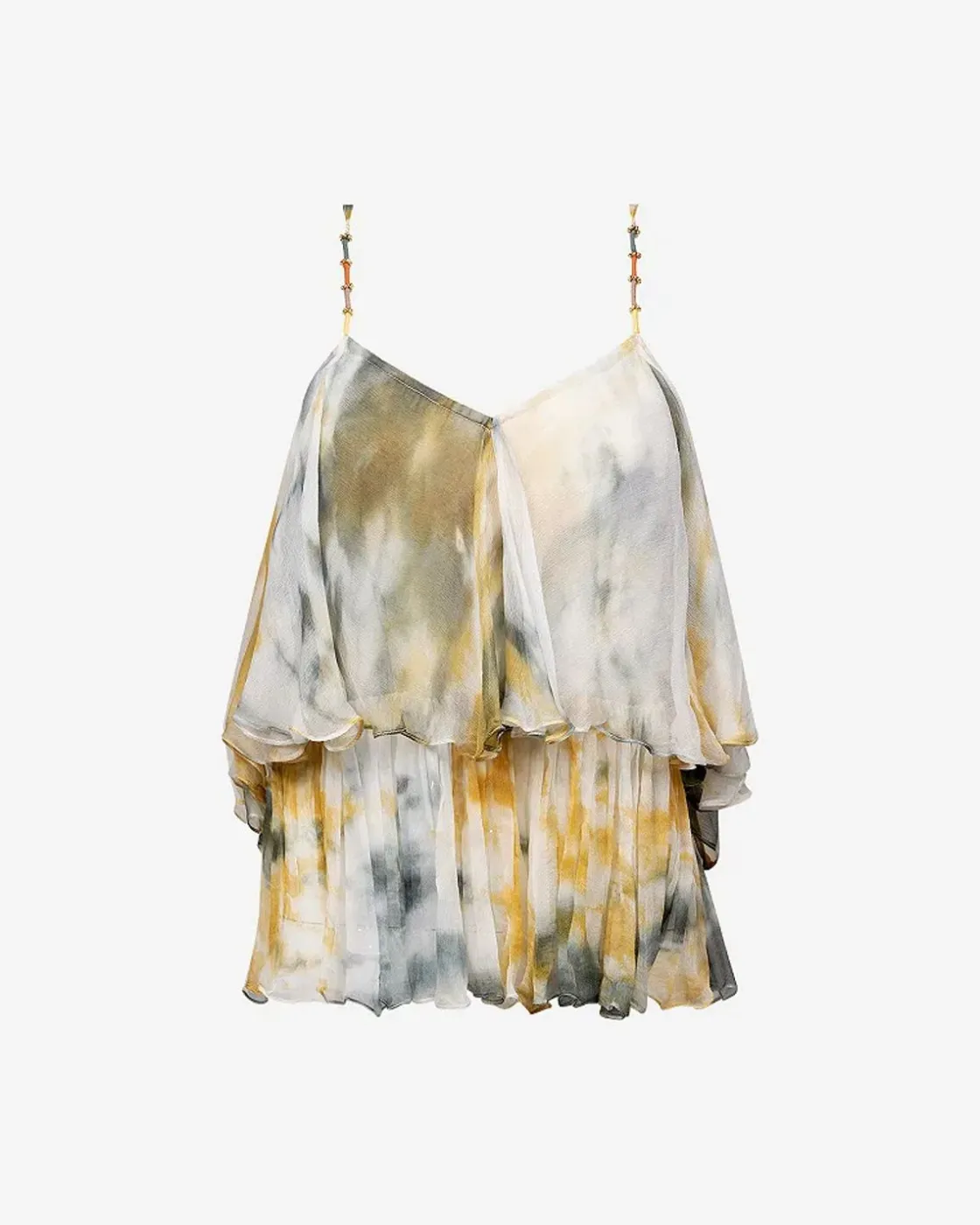 Mes Demoiselles Paris Chemises & Tops>Top Iphine Kaki / Ocre