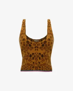 Mes Demoiselles Paris Chemises & Tops>Top Leonie Imprime Leopard