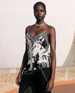 Mes Demoiselles Paris Chemises & Tops>Top Wonpy Noir / Blanc